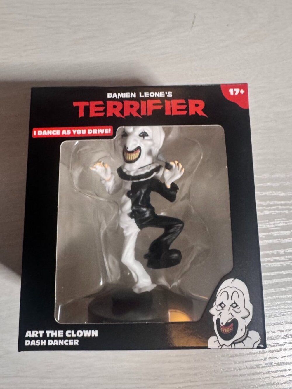 Art the Clown DANCING Terrifier Dash Dancer Car Dashboard Figure NIB